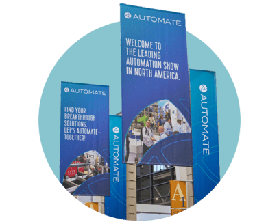 لافتات المعرض التجاري من تصميم GES.