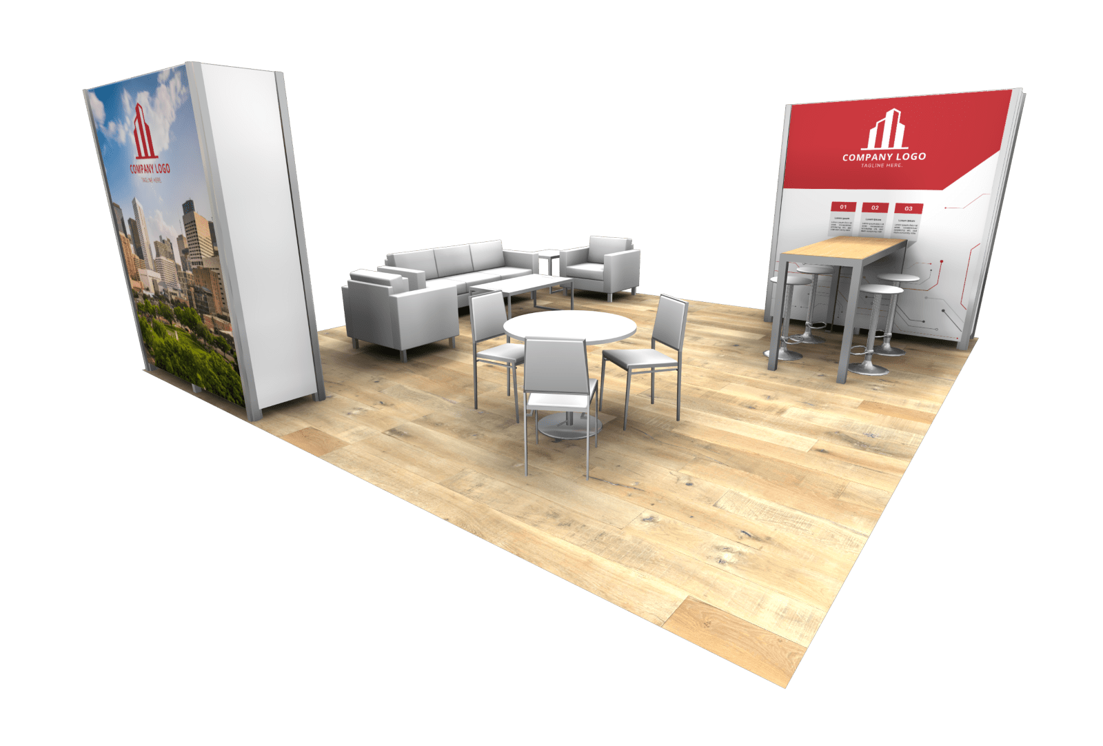 جناح G – بعرض 20 قدمًا