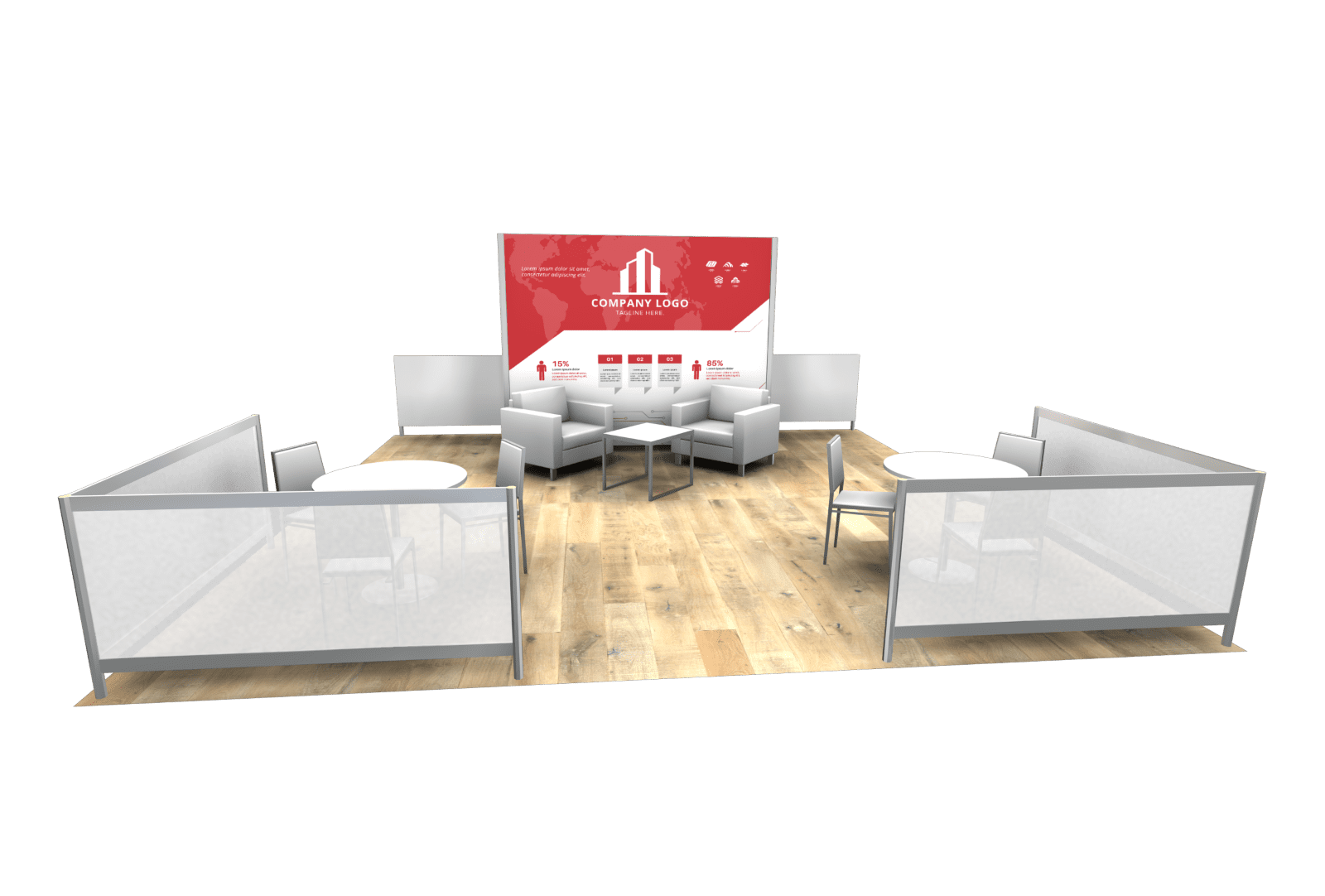 جناح J – بعرض 20 قدمًا